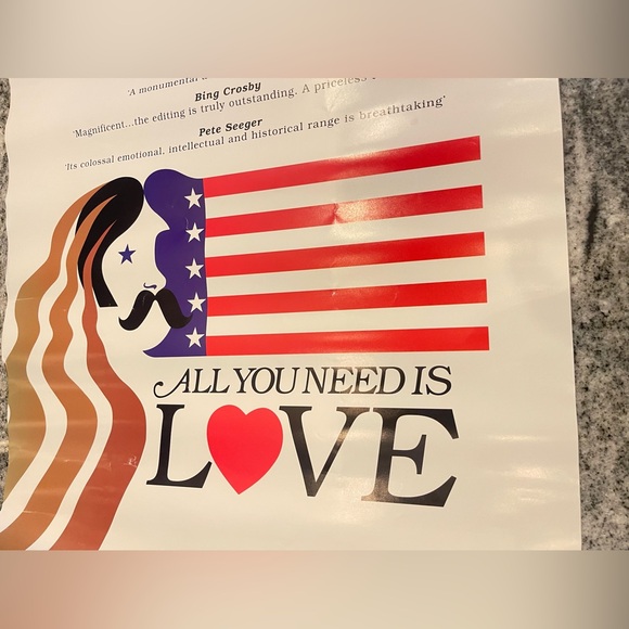 All You Need Is Love: The Story of Popular Music Poster & VCR Tape - Picture 7 of 9